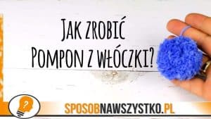 pompon z wloczki