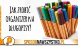 Organizer na długopisy – DIY