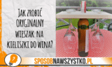 Oryginalny stojak na kieliszki do wina – Zrób to sam