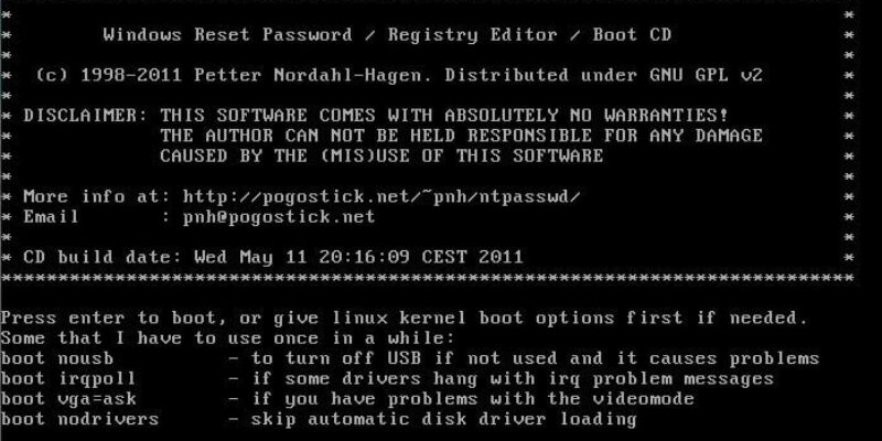Jak zresetować hasło administratora w windows xp, 2000, vista, windows 7 ?